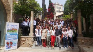 Foto de Familia de ponentes y congresistas en el Centro Cultural Sa Nostra.